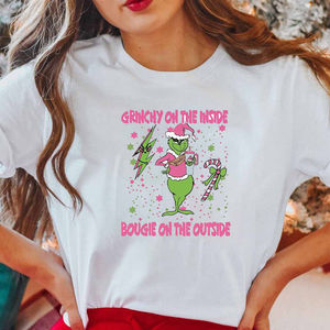 Grinch Christmas Shirt, Grinchy On The Inside Bougie On The Outside Shirt
